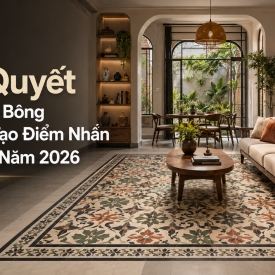 3 Bí Quyết Phối Gạch Bông Trang Trí Tạo Điểm Nhấn Ấn Tượng Năm 2026