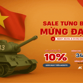 Sale Tưng Bừng Mừng Đại Lễ 30/4 – 1/5 | Ưu Đãi Đặc Biệt Trên Ankhanhhouse.com