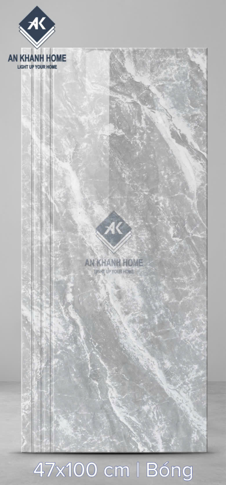 Gạch ốp lát bậc cầu thang xám vân đá 47x100cm trung quốc