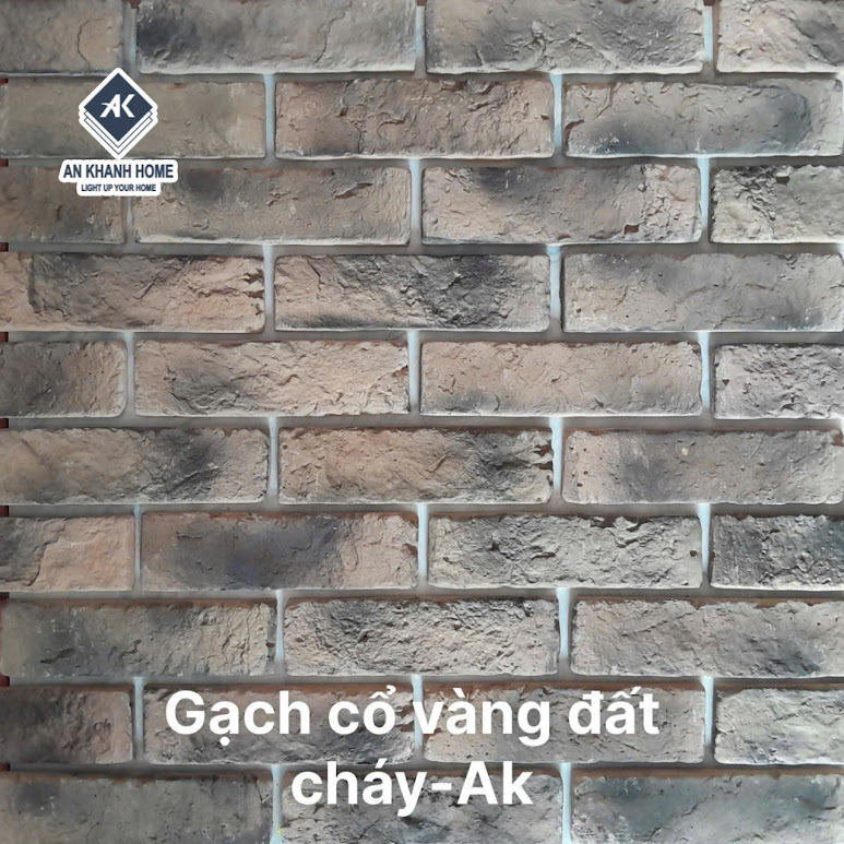 Gạch giả cổ chămpa ốp tường trang trí