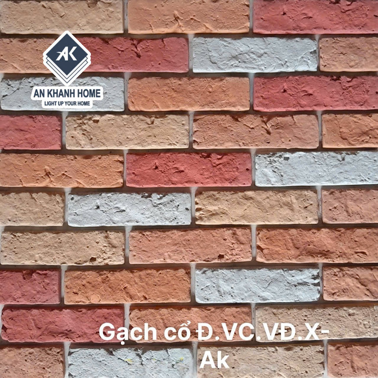 Gạch cổ ốp tường trang trí chămpa