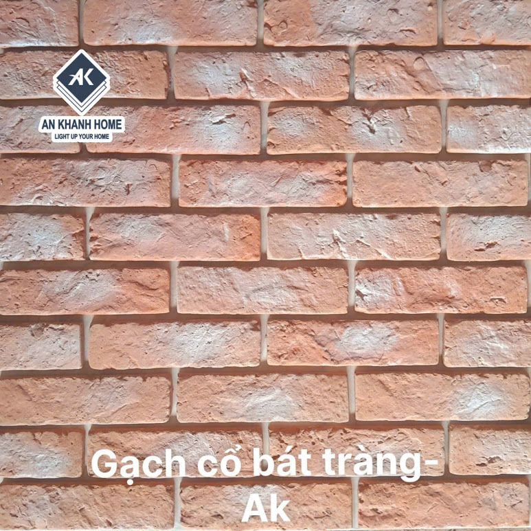 Gạch cổ bê tông bát tràng ốp tường