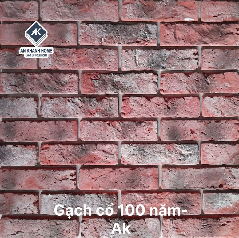 Gạch cổ chămpa xây ốp tường 100 năm