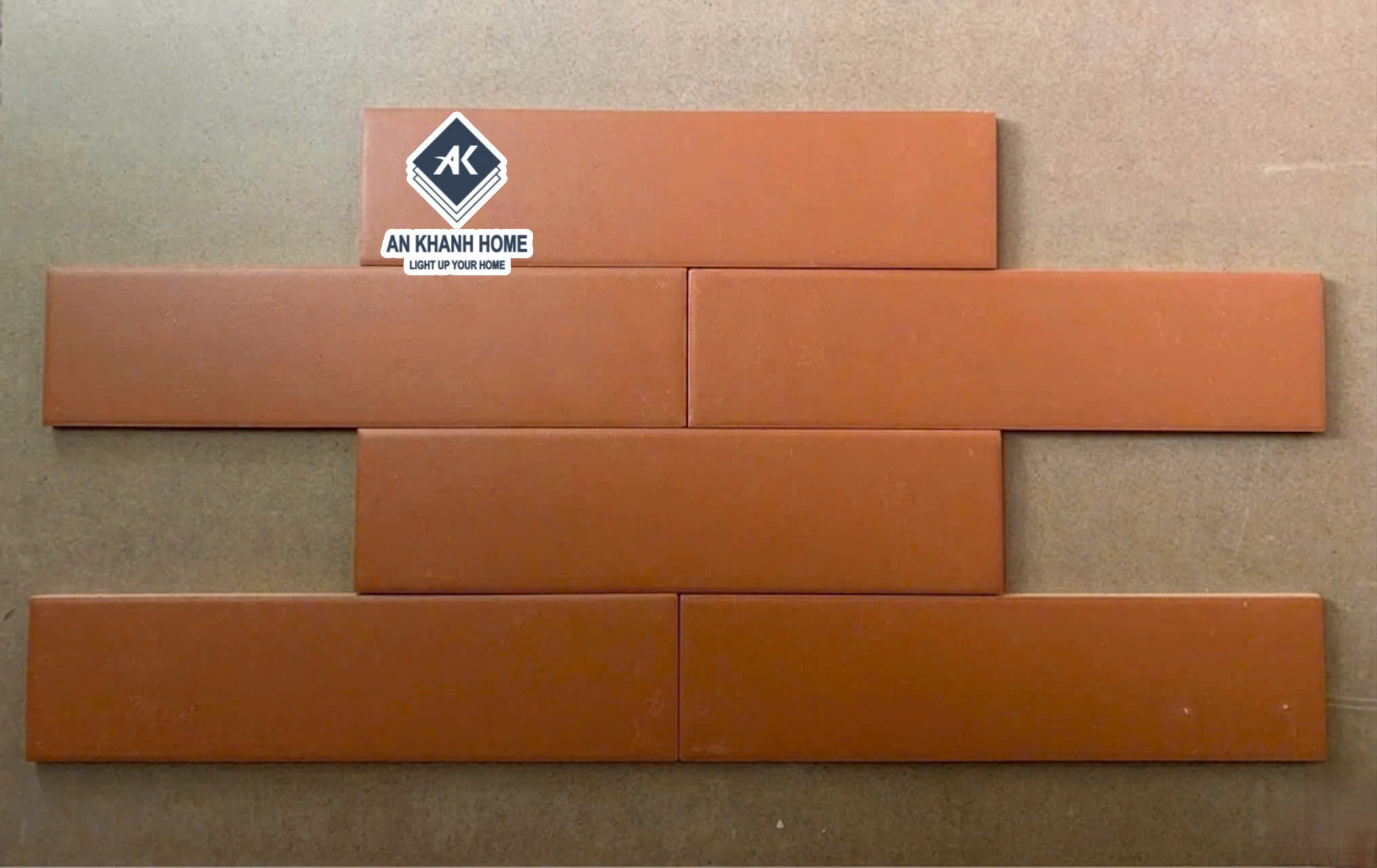 Gạch thẻ cổ màu đỏ ốp tường trang trí 6x24cm trung quốc