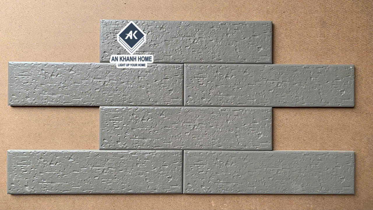 Gạch thẻ giả cổ 6x24cm ốp tường trang trí