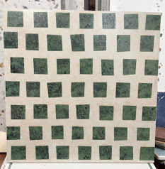 Gạch bông hoạ tiết xanh giả cổ 30x30m trung quốc