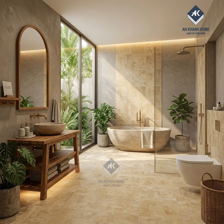 Gạch bông 40x40 mờ mờ màu vàng đất men hiệu ứng