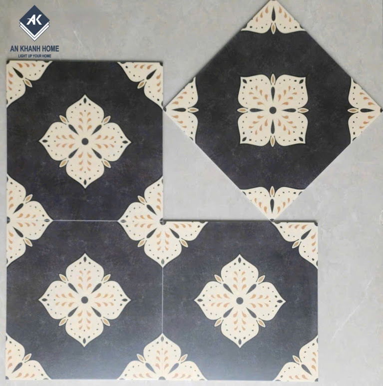 Gạch bông nhập khẩu hoạ tiết cổ điển 40x40cm