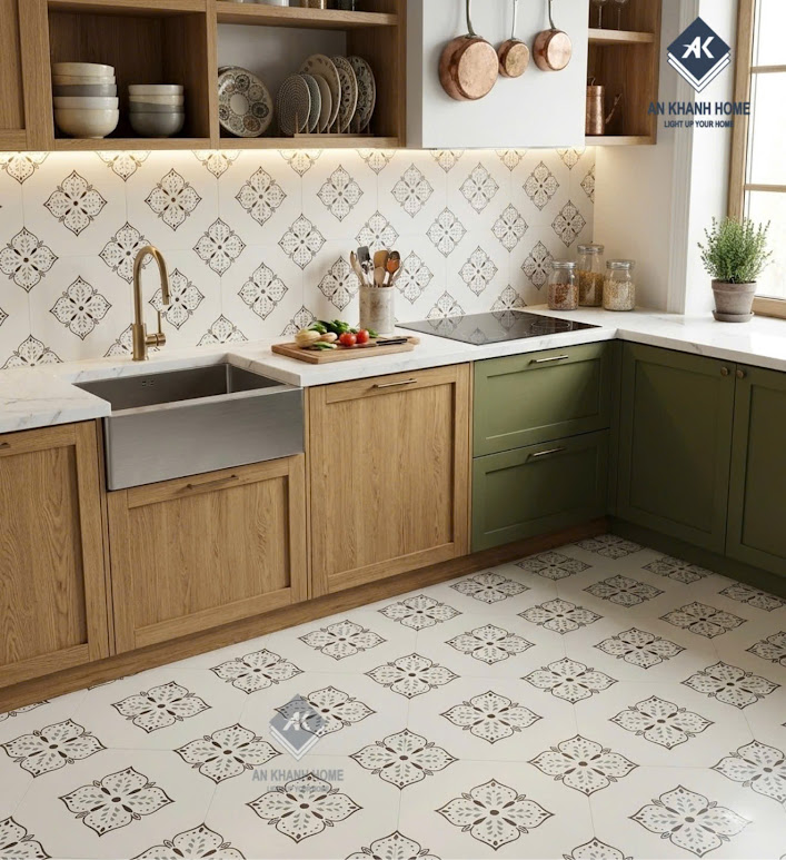 Gạch bông trung quốc 40x40 cổ điển cao cấp