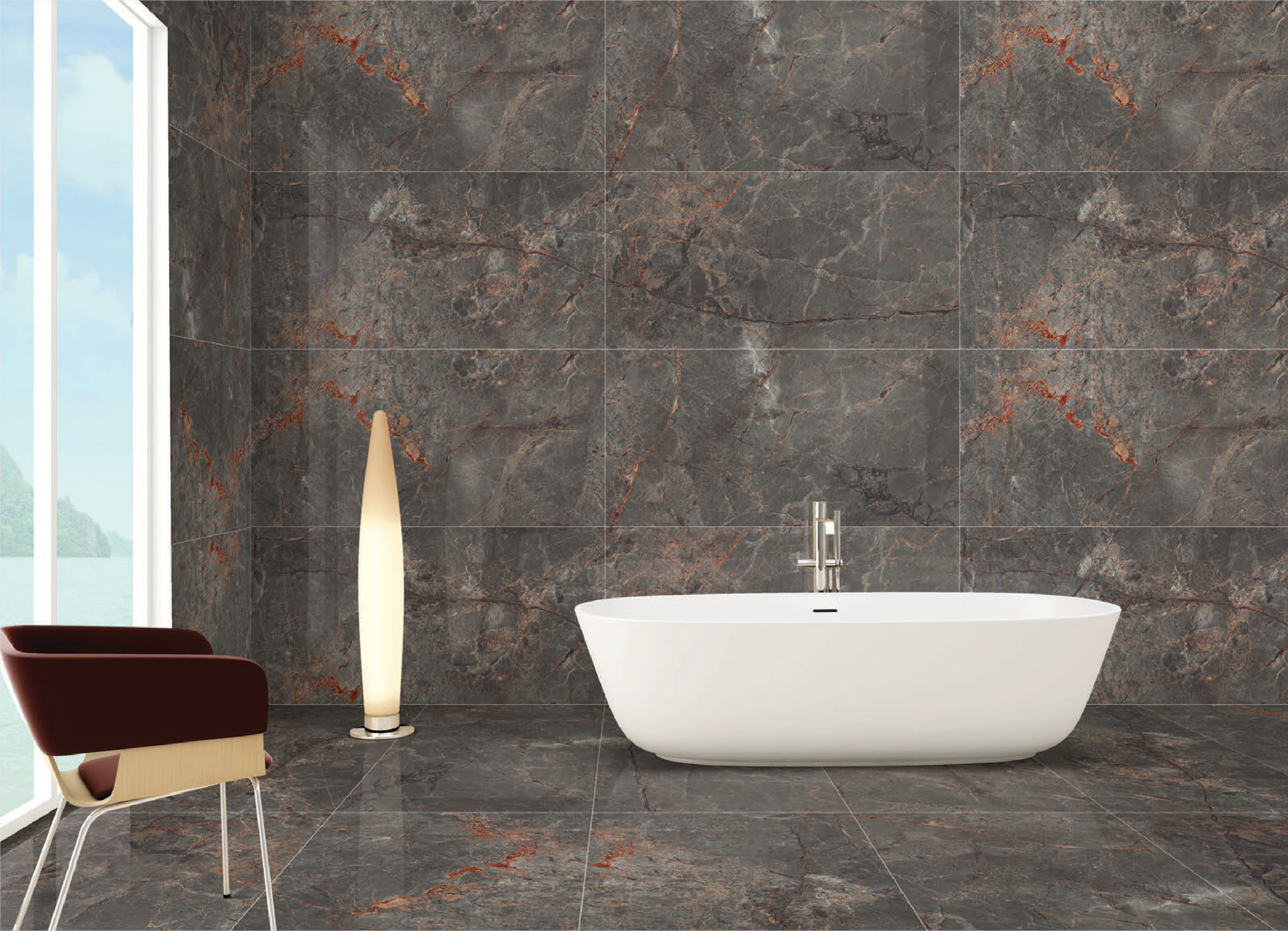 Gạch Ốp Nhà Vệ Sinh 60x120