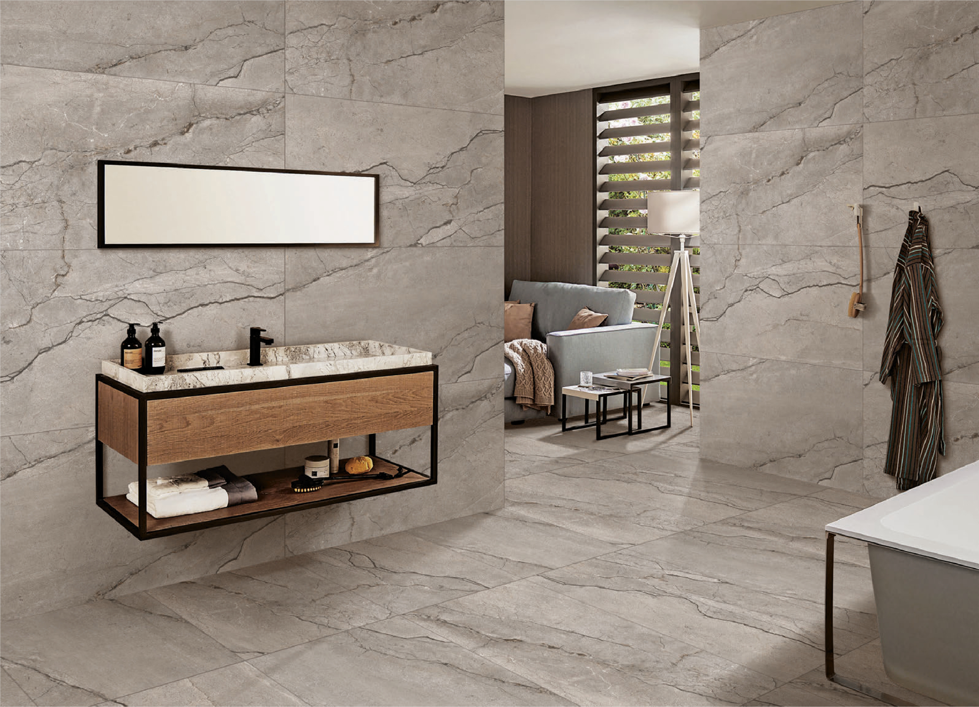 Gạch Ốp Nhà Vệ Sinh 60x120