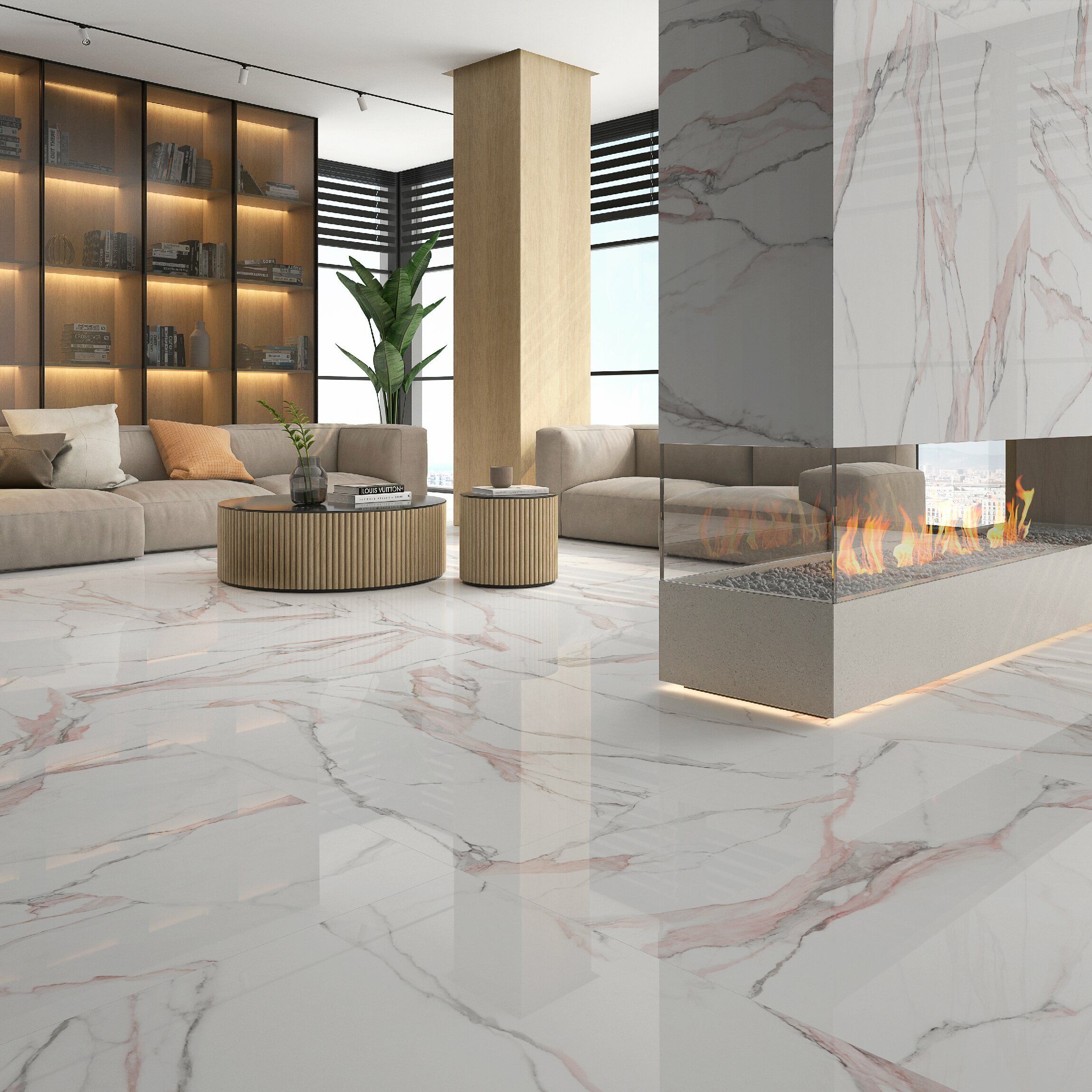  gạch ốp tường vân đá marble