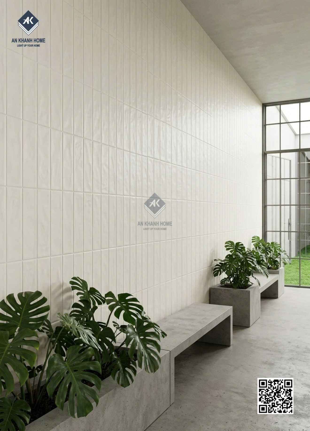 Gạch giả thẻ trang trí 40x80cm ốp tường trung quốc