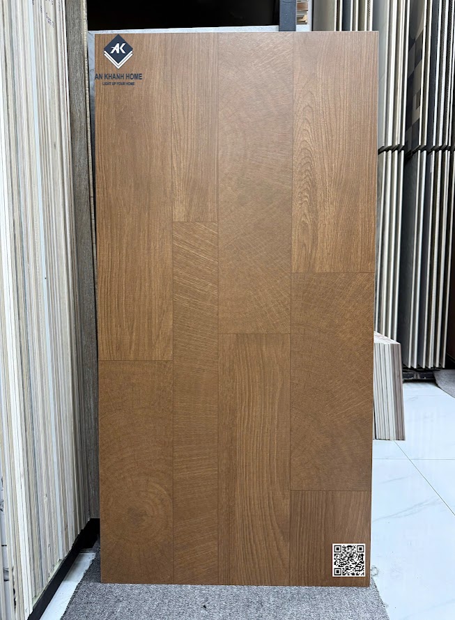 Gạch khổ lớn vân giả gỗ ghép thanh 60x120 trung quốc
