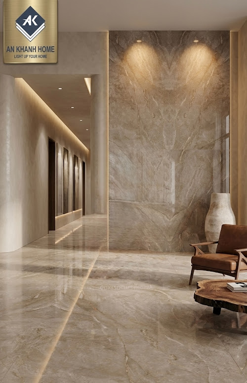Gạch khổ lớn nâu vân đá 60x120cm bóng kính cao cấp
