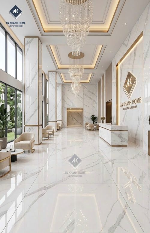 Gạch khổ lớn bóng kính 60x120 ấn độ trắng vân xám