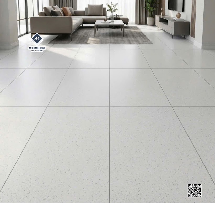 Gạch kis 60x120 terrazzo lát phòng khách cao cấp