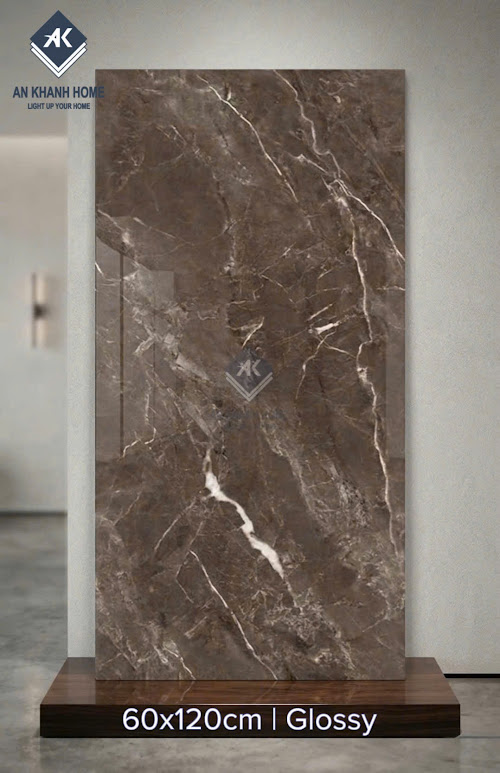 Gạch nhập khẩu 60x120 màu nâu cà phê vân đá