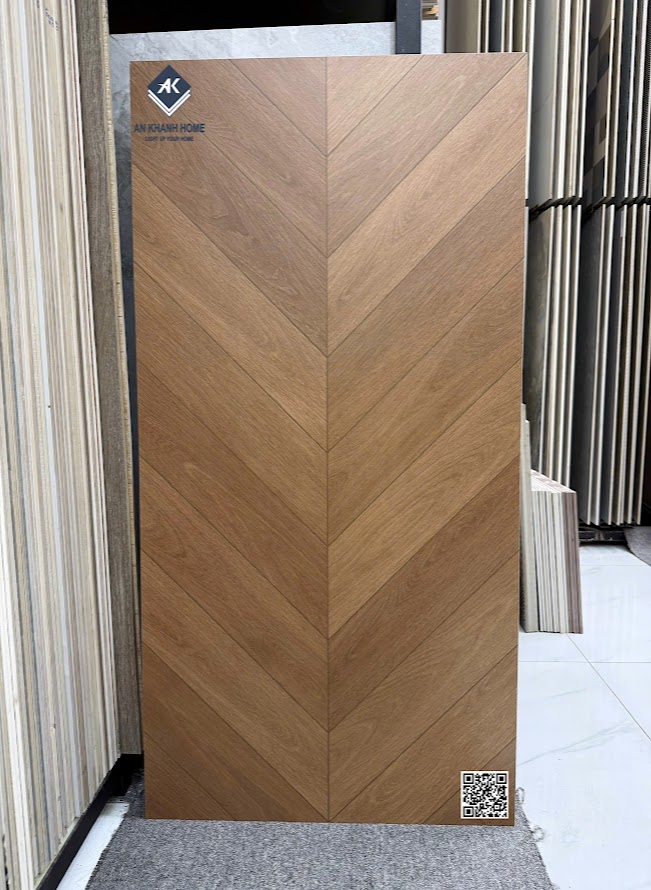Gạch giả gỗ xương cá đẹp 60x120cm nhập khẩu 