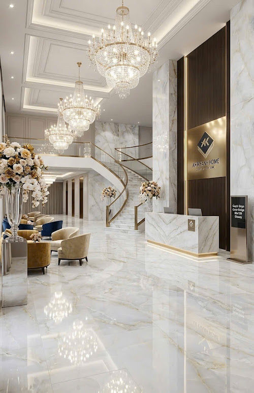 Gạch nhập khẩu 60x120 vân đá onyx ấn độ cao cấp