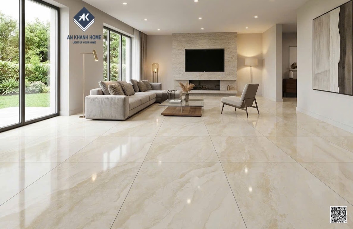 Gạch nhập khẩu malaysia 60x120 bóng kiếng kem vân đá