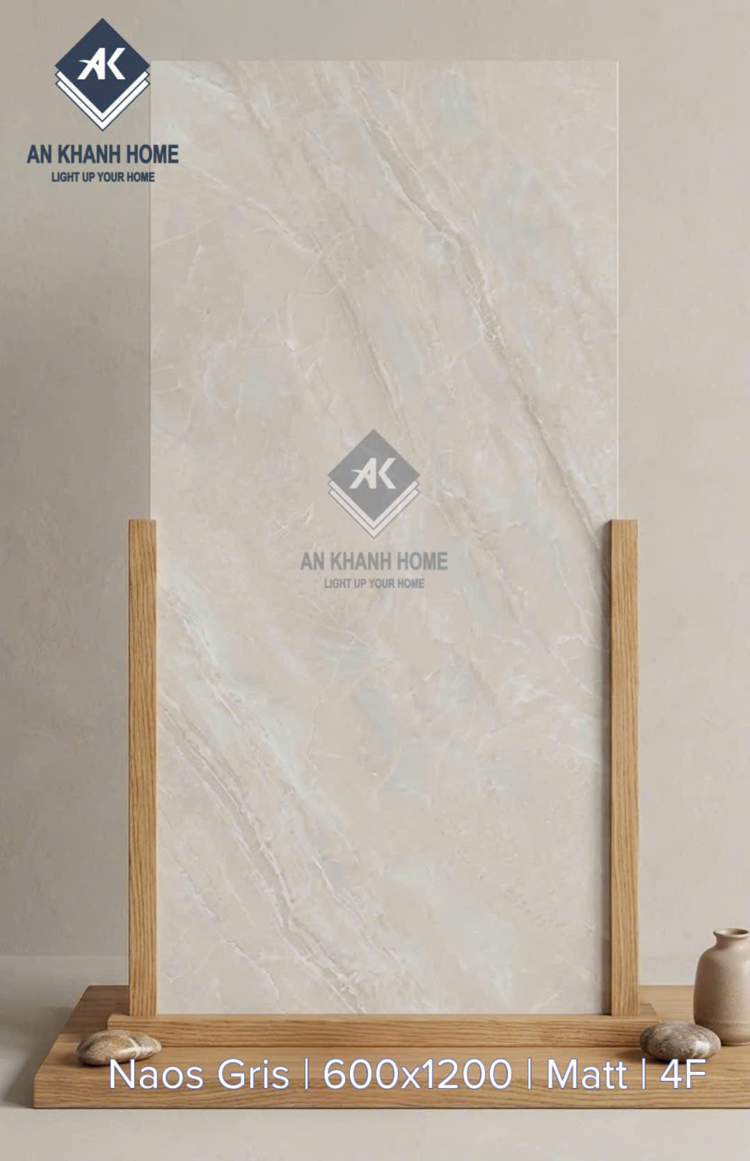 Gạch ốp lát ấn độ 60x120cm naos gris vân đá marble