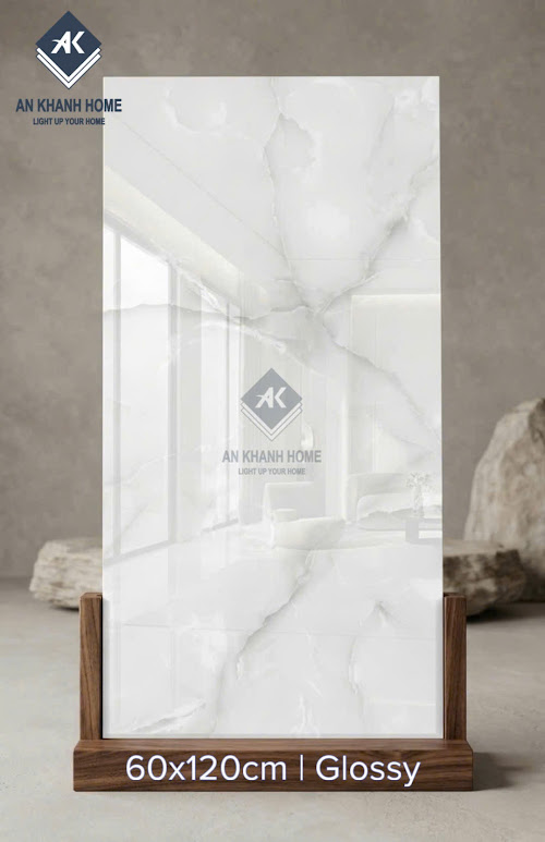 Gạch khổ lớn bóng kính ấn độ 60x120cm cao cấp