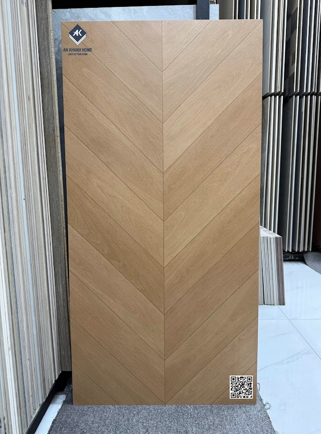 Gạch xương cá màu nâu nhạt 60x120 trung quốc cao cấp
