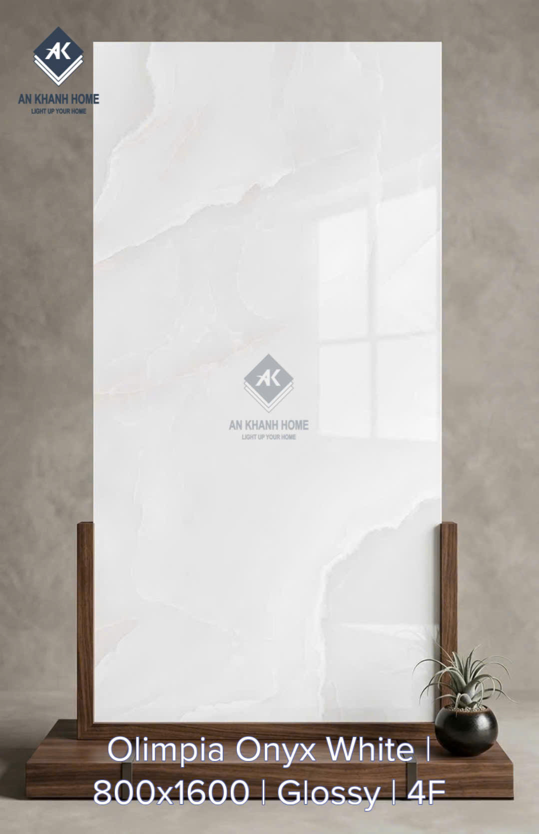 Gạch nhập khẩu án độ 80x160 olimpia onyx white vân đá bóng kiếng