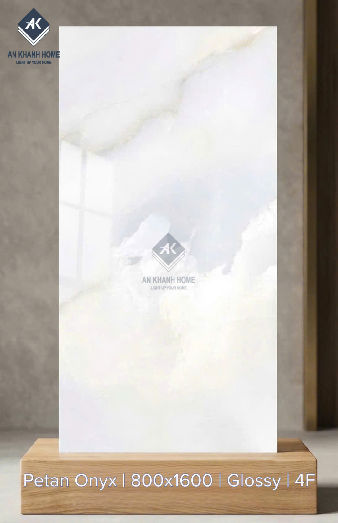 Gạch khổ lớn ấn độ petan onyx 80x160cm bóng kiếng cao cấp