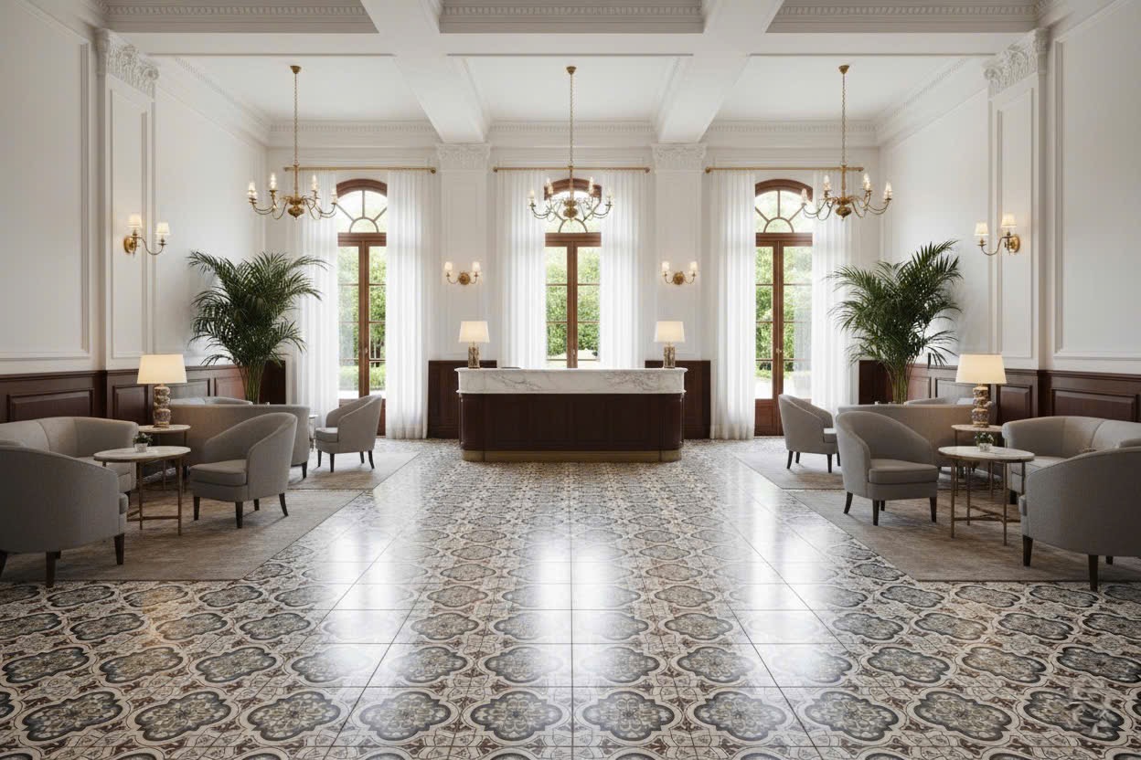 Gạch bông cổ điển 30x30 trung quốc