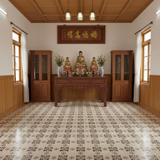 Gạch bông lát nền giả cổ điển 30x30cm