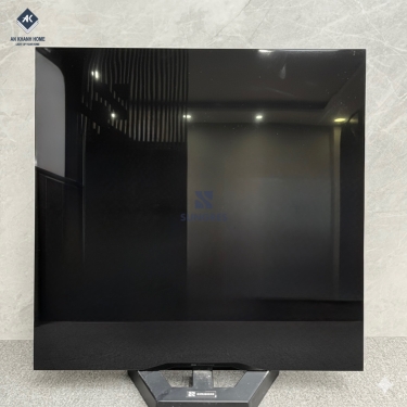 Gạch 60x60 màu đen trơn bóng đơn sắc không vân