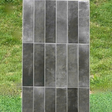 Gạch 40x80 giả thẻ cổ điển mix xám đen