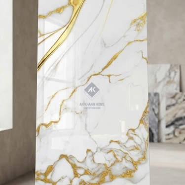 Gạch 60x120 trắng cẩm thạch vân đá vàng kim sang trọng siêu bóng