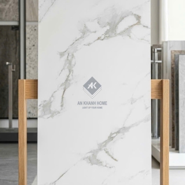Gạch ấn độ 60x120 Carama ImperiaL trắng mờ  đá Marble vân xám