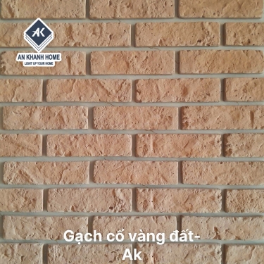 Gạch giả cổ bê tông vàng đất