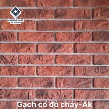 Gạch giả cổ đỏ cháy chămpa 