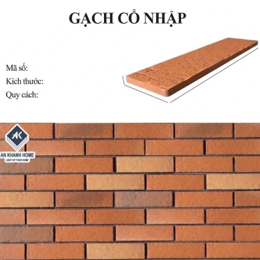 Gạch giả cổ thẻ ốp trang trí bề mặt màu hiệu ứng