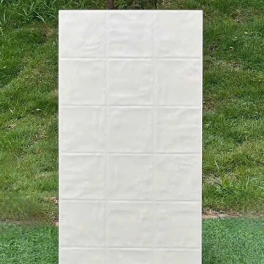 Gạch giả thẻ trung quốc 40x80cm kem lượn sóng