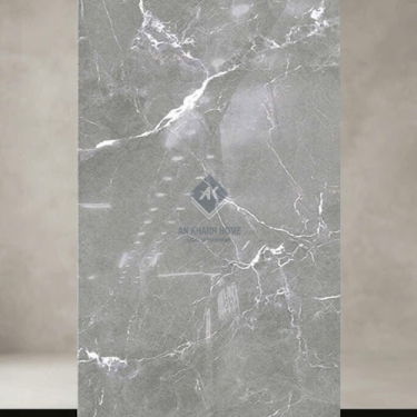 Gạch khổ lớn 60x120 bóng kính vân đá xám trắng ấn độ cao cấp