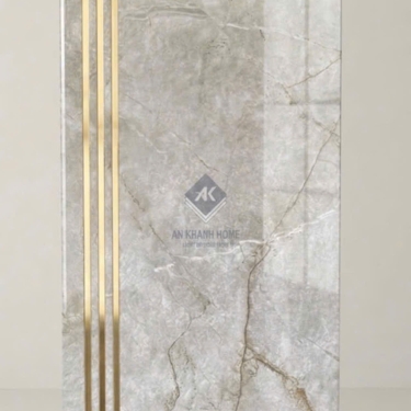 Gạch lát bậc cầu thang trung quốc 47x120 xám vân đá marble khắc kim