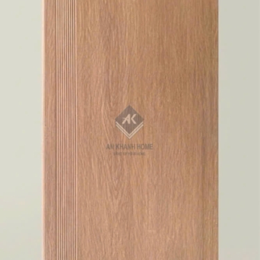 Gạch lát bậc cầu thang vân giả gỗ màu vàng 47x120cm