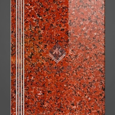 Gạch lát cầu thang giả vân đá hoa cương đỏ đen 47x100cm