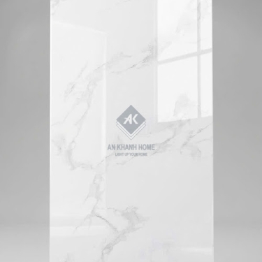 Gạch lát nền 60x120 ấn độ trắng vân Marble bóng kính