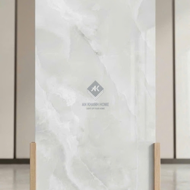 Gạch lát nền 60x120 bóng kính trắng sữa vân đá ấn độ cao cấp