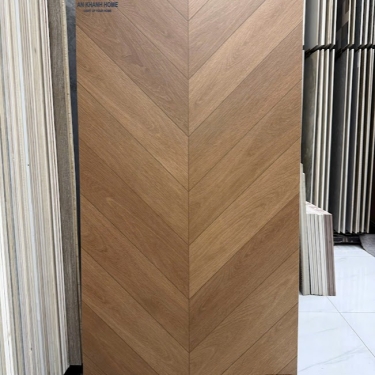 Gạch lát nền 60x120 vân giả gỗ ghép xương cá đẹp