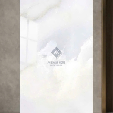 Gạch lát nền 80x160 bóng kiếng kem vân mây