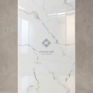 Gạch lát nền ấn độ 60x120 trắng vân đá xám bóng kính