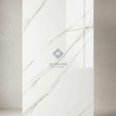 Gạch lát nền ấn độ 60x120 trắng vân xám vàng bóng kính